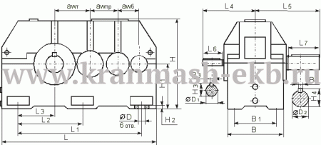 Редуктор Ц3У 315Н