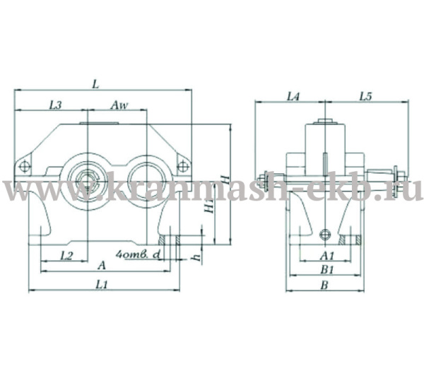Редуктор 1ЦУ 250