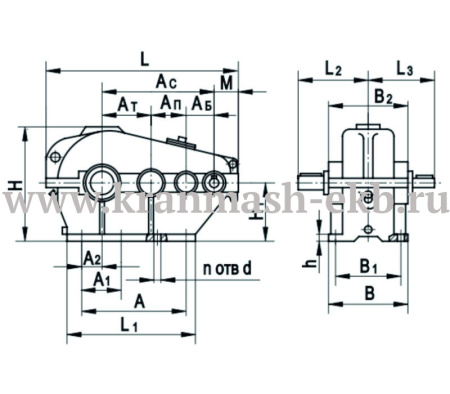 Редуктор ЦТНД 315